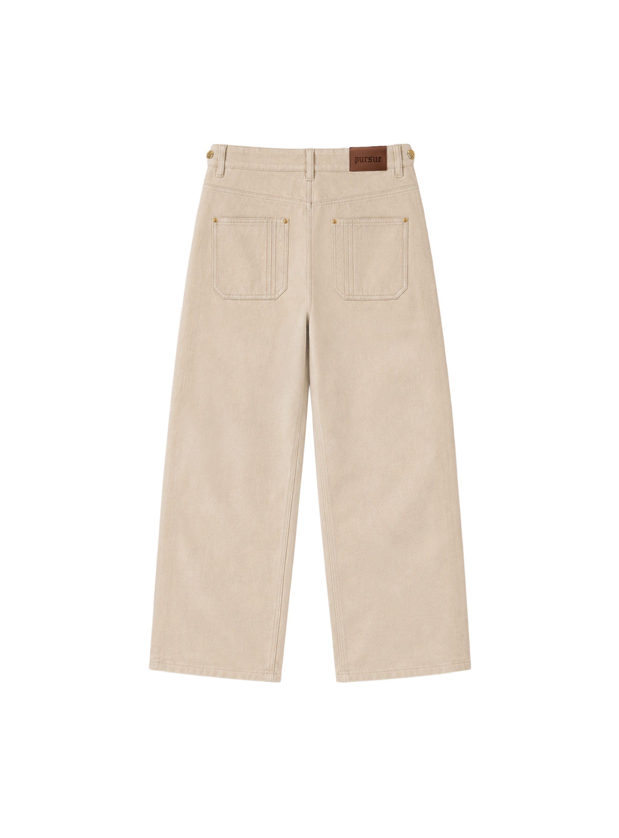 SAND CANVAS PANTS